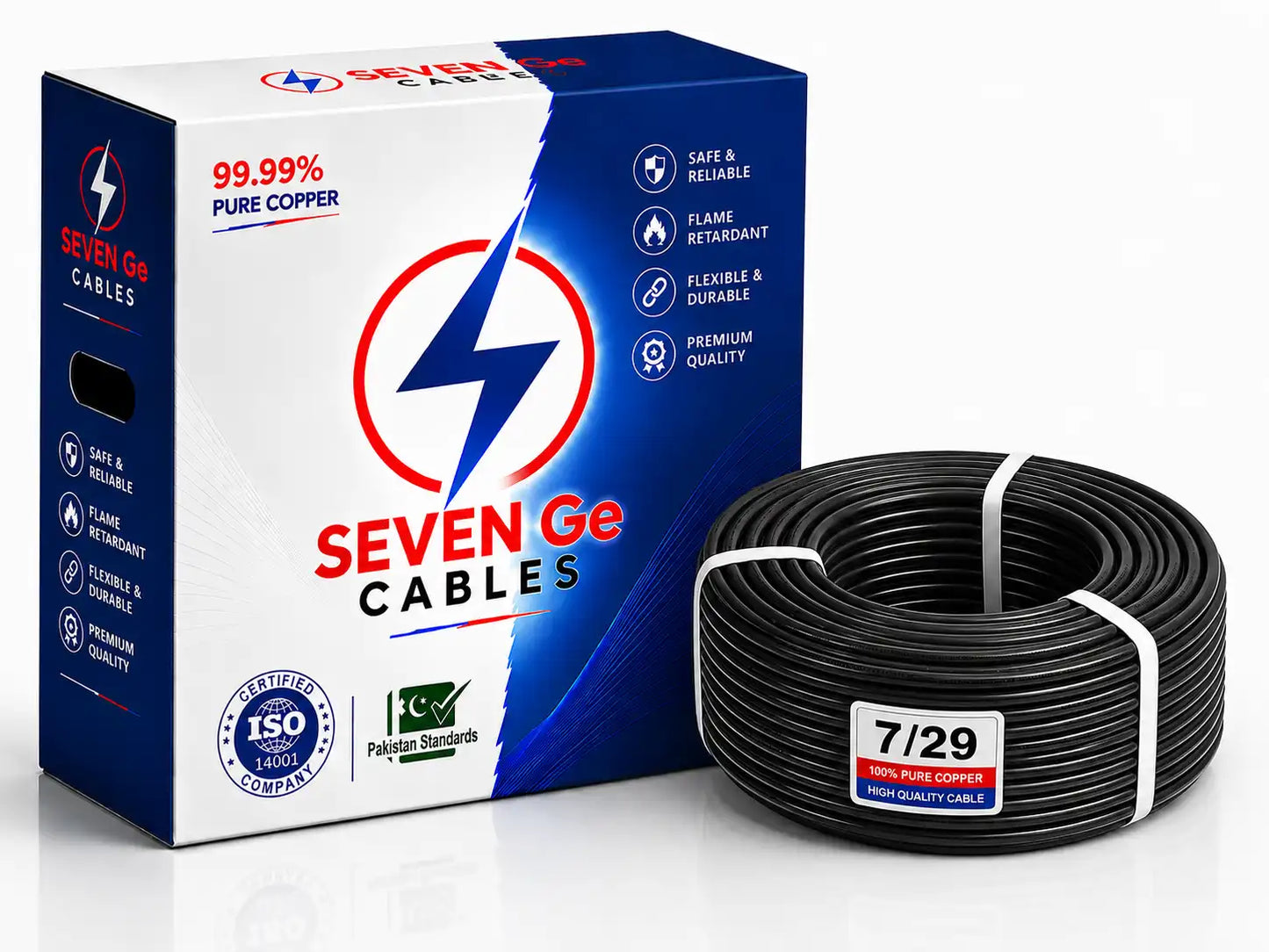 7/.029'' (2.5mm²) Single Core Copper Wire