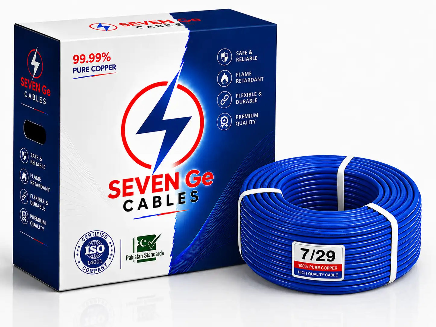 7/.029'' (2.5mm²) Single Core Copper Wire
