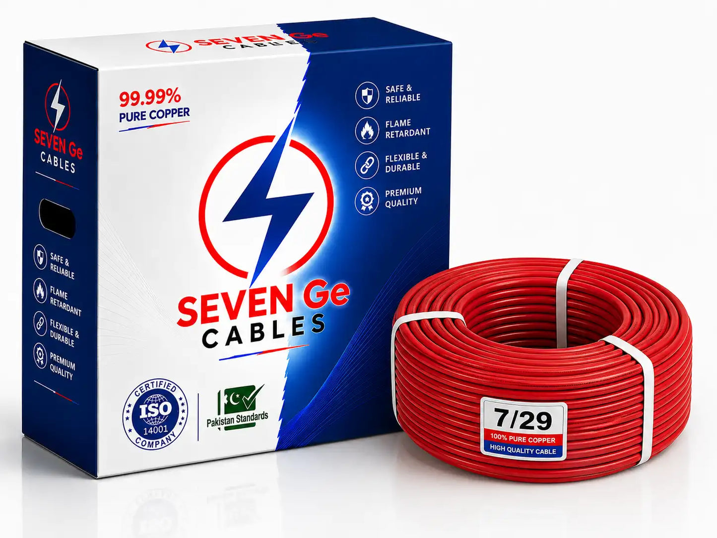 7/.029'' (2.5mm²) Single Core Copper Wire