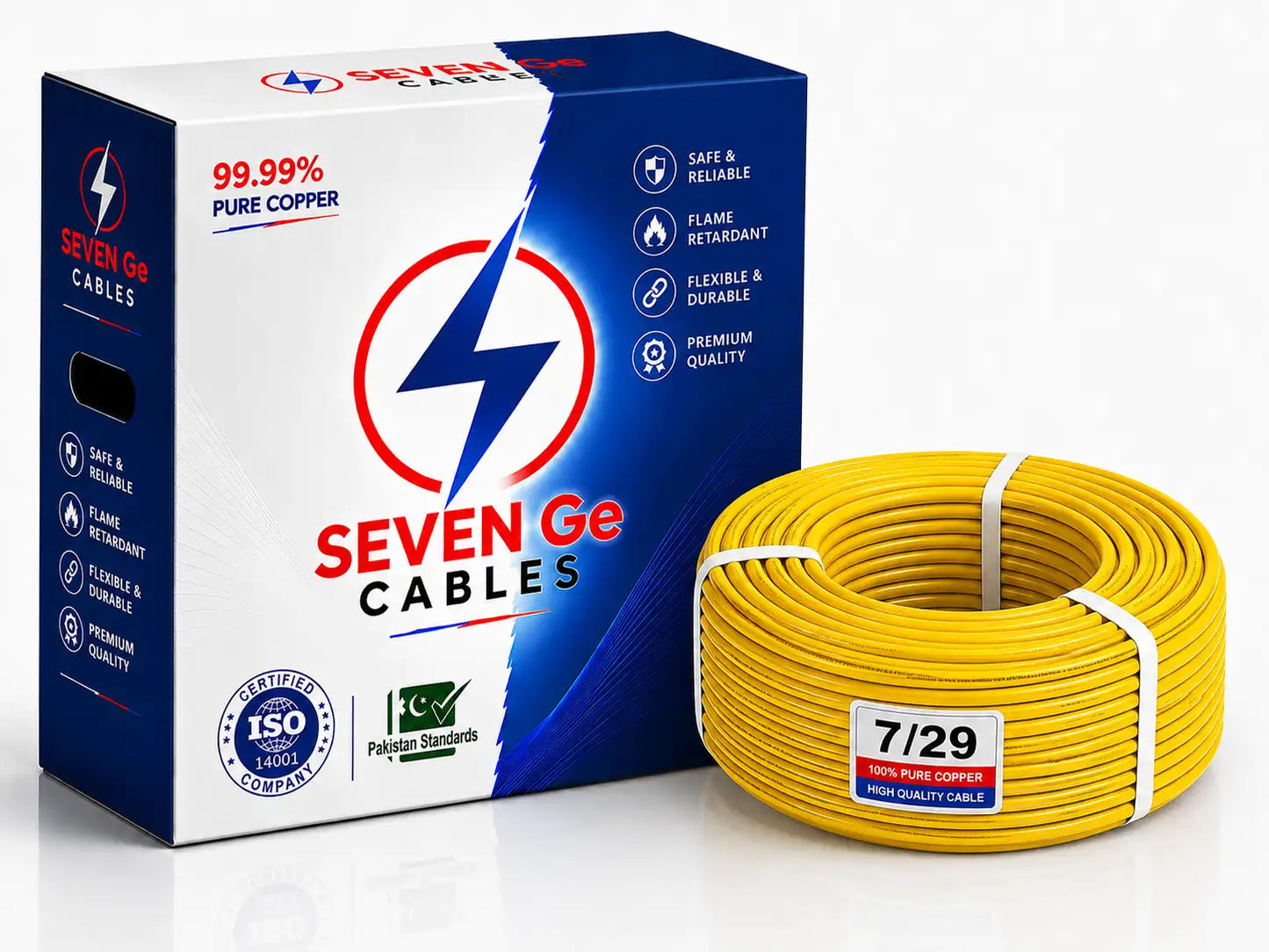 7/.029'' (2.5mm²) Single Core Copper Wire